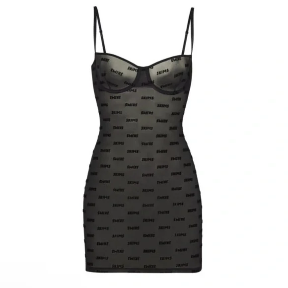 fitted skims dress SKIMS Foundations fitted stretch-woven mini dress- Cocoa – Luxe by Kan